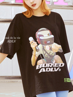 ACME',DE,LA,VIE,ADLV,アクメドラビ,Tシャツ,レディース,メンズ,ユニセックス,半袖,綿100%,BURIDE,ALIVE,BA,×,ADLV,GAMER,VR-GAMER-SS-B