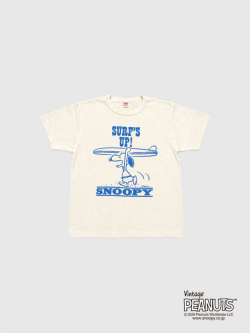 WAREHOUSE,ウェアハウス,Tシャツ,スヌーピー,半袖,綿,100%,VINTAGE,PEANUTS,SURF’S,UP,SNOOPY,19/-,天竺,YP126S-1