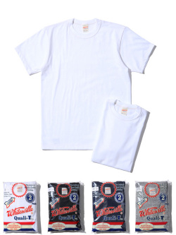 Whitesville,ホワイツビル,Tシャツ,パックTシャツ,2パック,半袖,シンプル,おしゃれ,メンズ,レディース,WV73544