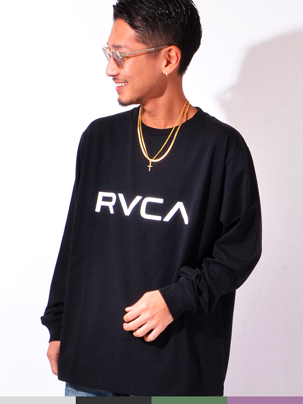 RVCA,ルーカ,ロンT,Tシャツ,メンズ,レディース,長袖,おしゃれ,ブランド,大きいサイズ,大きい,ゆったり,ビッグシルエット,BB042-067