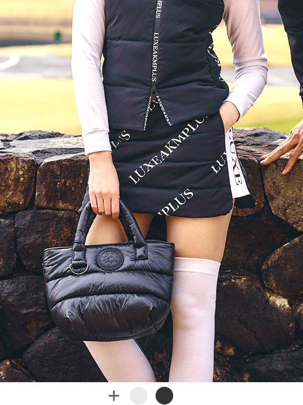 LUXEAKMPLUS,リュクスエイケイエムプラス,ゴルフ,ウェア,レディース,冬,中綿サイドロゴスカート,中綿,LABL-23046