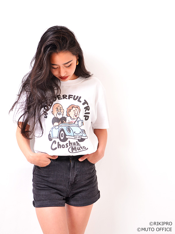 長州,力,武藤,敬司,Tシャツ,カジュアル,スポーツ,インスタ,ツイッター,チョウシュウ,ムトウ,WONDERFUL,TRIP,SS,TEE,MCST-2104