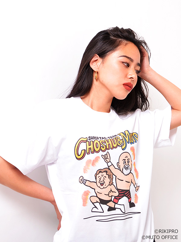 長州,力,武藤,敬司,Tシャツ,プリント,かわいい,カジュアル,スポーツ,インスタ,ツイッター,プロレス,プロレスLOVE,SUPER,,MCST-2105