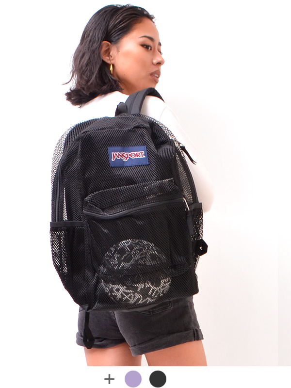 DIESELメッシュリュック Diesel メッシュパネル バックパック | ブラック | FARFETCH JP