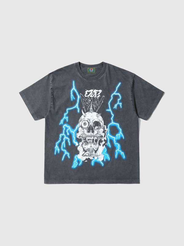 半袖Tシャツ メンズ メタル装飾デザイン ショルダーパット 2色 半袖Tシャツ ユニセックス ショルダーパッド メタル装飾 2色 (T