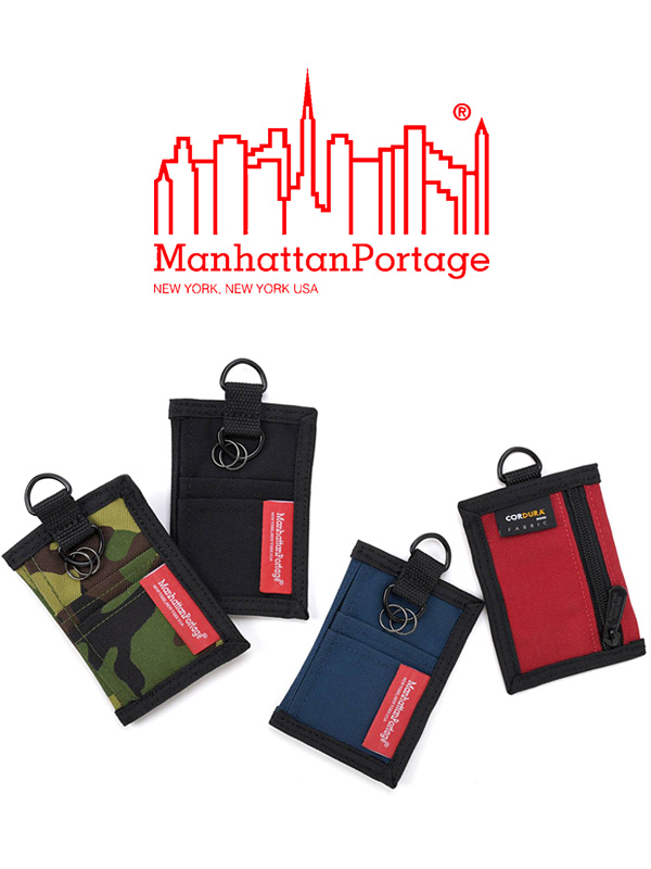 Manhattan,Portage,マンハッタンポーテージ,コインケース,小銭入れ,メンズ,レディース,ユニセックス,キーリング付き,正規品,MP1048