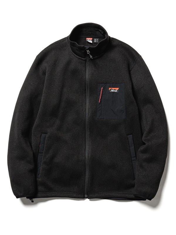 NANGA,ナンガ,フリース,ジャケット,メンズ,レディース,おしゃれ,シンプル,かわいい,ゆったり,POLARTEC,FLEECE,ZIP,BLOUSON,N1PZBK