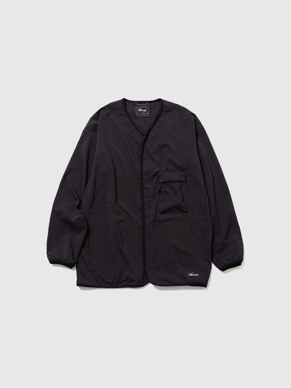 新品　25年春夏 NANGAナンガ　PLC エクスカーションカーディガン　黒　L 新品 25年春夏 NANGAナンガ PLC エクスカーションカーディガン