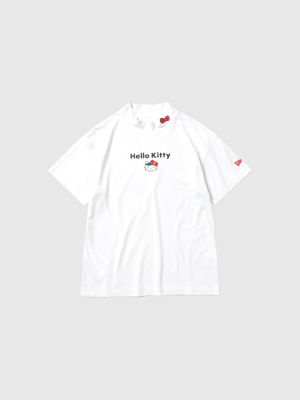 NEW,ERA,HELLO,KITTY,ニューエラ,ゴルフ,ウェア,Tシャツ,半袖,レディース,シンプル,おしゃれ,かわいい,ミドルネック,Women's,14348712