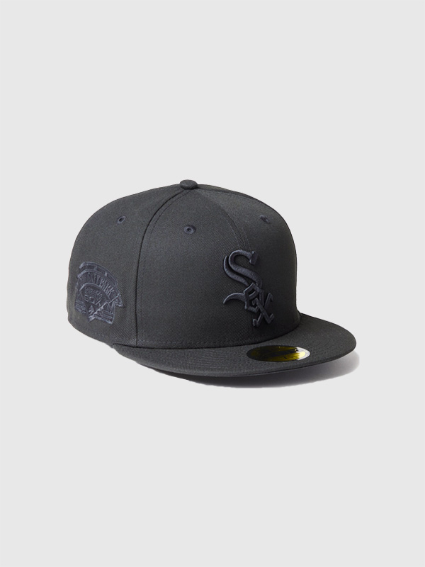 NEW,ERA,ニューエラ,59FIFTY,MLB,Black,on,Black,ブラック,黒,キャップ,帽子,フラットバイザー,7,7/8,ホワイトソックス,14745189