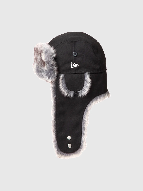 NEW,ERA,ニューエラ,キャップ,トラッパー,パイロット,ファー,防寒,The,Trapper,ブラック,黒,ドッグイヤー,15136887