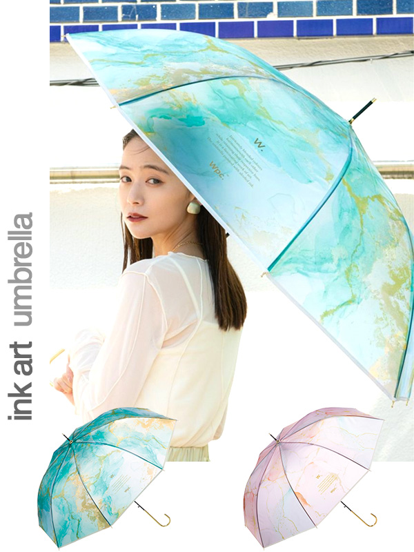 Wpc 傘 ビニール傘 インクアートアンブレラ Wpc. 雨傘 ビニール