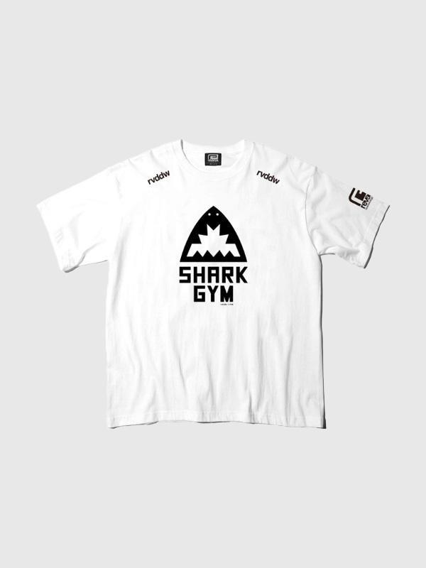レッドブルー,×,rvddw,リバーサル,Tシャツ,メンズ,レディース,半袖,ゆったり,綿,100％,SHARK,GYM,シャーク,ジム,RVRB001