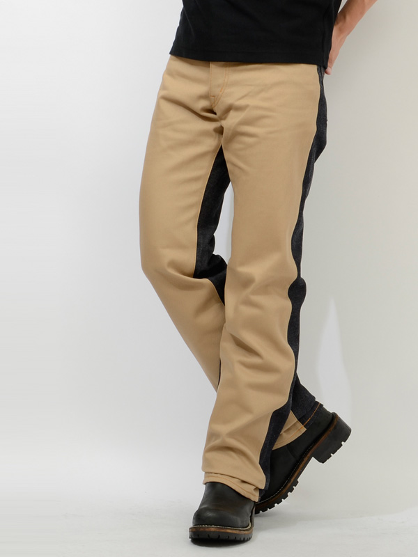 児島ジーンズ KOJIMA ジーンズ デニム パンツ カツラギ ワーク 切り替え 日本製 RNB-142B アメカジ ○