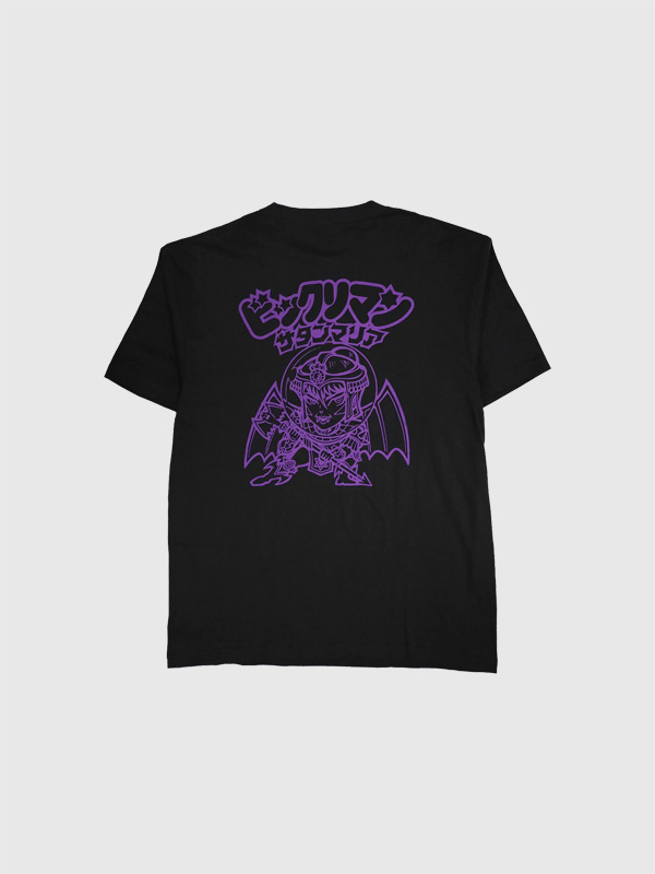 ビックリマン,Tシャツ,半袖,メンズ,レディース,サタンマリア,ビックリマンシール,風,プリント,おしゃれ,BKM-2516