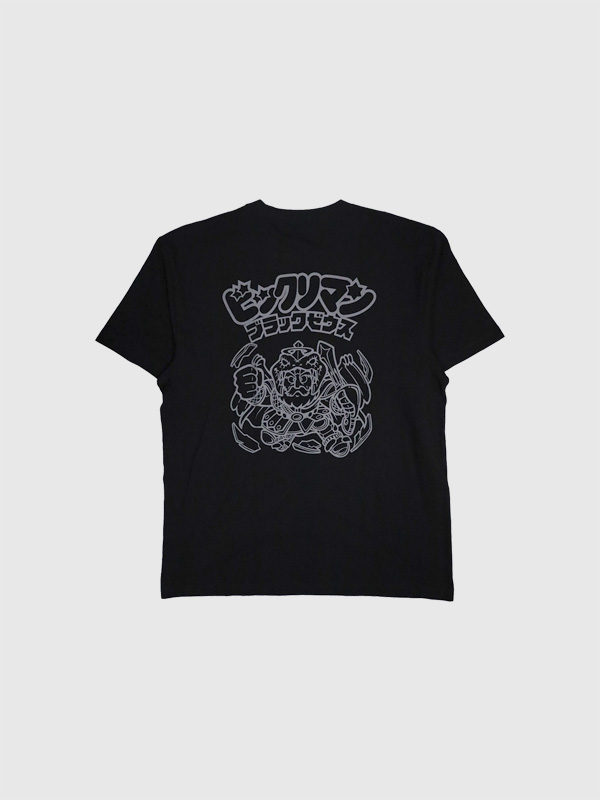 ビックリマン,Tシャツ,半袖,メンズ,レディース,ブラック,ゼウス,ビックリマンシール,プリント,おしゃれ,かっこいい,かわいい,BKM-2518