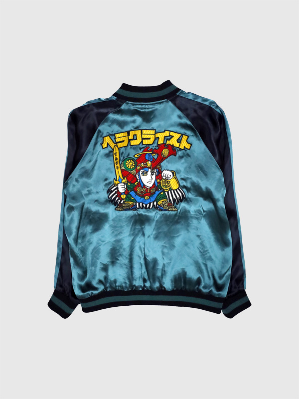 ビックリマン スカジャン メンズ レディース ヘラクライスト