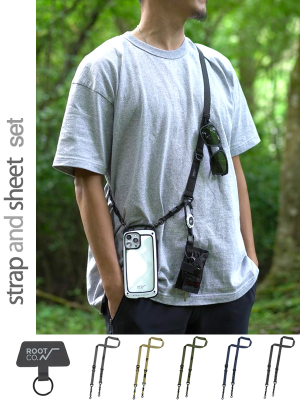 ROOT,CO,ルートコー,キーホルダー,ネックストラップ,ショルダーストラップ,GUWN-431821,GIL-431586