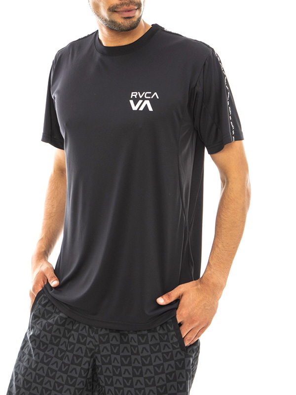 RVCA,ルーカ,Tシャツ,ラッシュガード,メンズ,レディース,半袖,おしゃれ,かっこいい,シンプル,RVCA,SPORT,VENT,TAPE,ST,ルカ,BD041-814