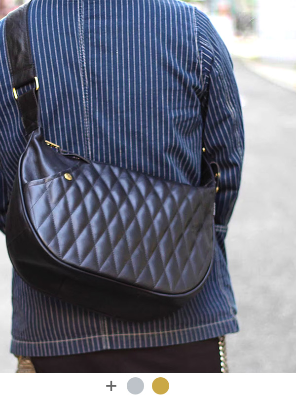 ★aki★Schoot N.Y.C. ショルダーバッグ　ショット ショット Schott PADDED BODY BAG/ボディバッグ （ブラック1