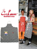 COOKMAN,クックマン,エプロン,男女兼用,おしゃれ,かわいい,Long,Apron,Checker,ロングエプロン,チェッカー,前掛け,DIY,233-91903