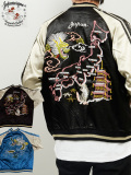 通販,ジャパネスク,和柄,スカジャン,青龍,龍,日本地図,虎,JAPAN,ジャケット,スーベニアジャケット,Japanesque,3RSJ-501