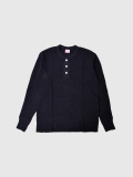 Healthknit,ヘルスニット,ヘンリーネック,サーマル,長袖,メンズ,レディース,シンプル,おしゃれ,インナー,綿,100%,52016