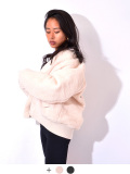 RVCA,ルーカ,アウター,レディース,ショート丈,大きいサイズ,冬,MA-1,ジャケット,おしゃれ,かわいい,ブランド,モコモコ,BB044-763