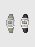 【国内正規品】CASIO,カシオ,腕時計,デジタル,防水,CASIO,CLASSIC,チープカシオ,チプカシ,本革ベルト,LA680WEL-8A2JF,1JF