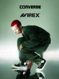 CONVERSE,AVIREX,ALL,STAR,スニーカー,AGED,HI,アヴィレックス,ハイカット,コンバース,AVIREX50th,50周年,1975-2025,7835292001