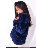 CHAMPION,チャンピオン,ボア,フリース,ジャケット,レディース,長袖,モコモコ,もこもこ,無地,冬,秋,おしゃれ,ウィメンズ,ロゴ,CW-S614