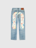 EVISU,エヴィス,ジーンズ,デニムパンツ,大黒,スプラッシュ,2020,レギュラーフィット,ボタンフライ,2ESHTM6JE105220