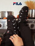 FILA,フィラ,スニーカー,レディース,メンズ,ユニセックス,黒,ブラック,厚底,SPAGHETTI,LOW,F0302-0014,5BM00262-014