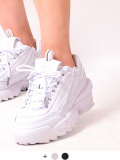 FILA,フィラ,スニーカー,厚底,レディース,ダッド,ダッドシューズ,ディスラプターII,EXP,クリスタル,WFW22073-101,WFW22053-001