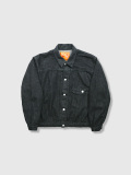 FULLCOUNT,2107,BKSS,フルカウント,デニム,ジャケット,Gジャン,1st,モデル,11.5oz,2107BKSS,Type,1,Black,Denim,Jacket,Super,Smooth