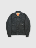 FULLCOUNT,2102,BKSS,フルカウント,デニム,ジャケット,Gジャン,2nd,11.5oz,2102BKSS,Type,2,Black,Denim,Jacket,Super,Smooth