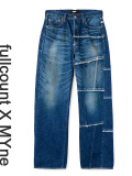 FULLCOUNT,フルカウント,ジーンズ,デニム,パンツ,MYne,マイン,メンズ,レディース,0105,13.7,13.7oz,オンス,ストレート,定番,G08FC102