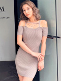 GYDA,ジェイダ,ワンピース,春,夏,春夏,おしゃれ,かわいい,デコルテ,ストラップ,ライン,ニット,ワンピース,タイト,072440343201