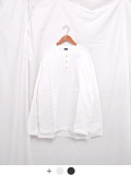 Healthknit,ヘルスニット,ヘンリーネック,長袖,メンズ,レディース,シンプル,無地,おしゃれ,かっこいい,ブラックレーベル,H2202M057