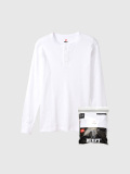 Hanes,BEEFY,ヘインズ,Tシャツ,長袖,ビーフィー,ロンT,ワッフル,ヘンリー,ネック,サーマル,T,シャツ,メンズ,レディース,HM4-S104
