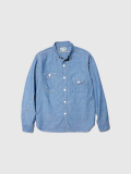 JELADO,ジェラード,シャツ,スモーカーシャツ,長袖,ガチャポケ,インディゴ,シャンブレー,JP94112,Smoker,Shirt,Indigo,Chambray