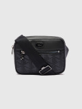 LACOSTE モノグラム レザーモノグラムリポーターバッグ ラコステ LACOSTE モノグラム レザーモノグラムリポーターバッグ