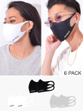 GUESS,ゲス,マスク,洗える,メンズ,レディース,ユニセックス,男女兼用,おしゃれ,洗えるマスク,2枚入り,6PACK,計12枚,MK2A7724RT