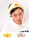 NICI,ニキ,ヘアバンド,洗顔,キャラクター,かわいい,ヒヨコ,ベア,レディース,メンズ,もこもこ,ふわふわ,洗顔時,NICI-1