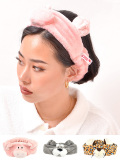 NICI,ニキ,ヘアバンド,洗顔,キャラクター,かわいい,ピッグ,シュナウザー,レパード,レディース,メンズ,NICI-2