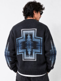 PENDLETON,ペンドルトン,カーディガン,ウール,100%,ハーディング柄,シェット,ランド,ウール,ジャガード,Vネック,ジャガード,6575-6011