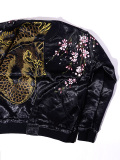 通販,花旅楽団,スカジャン,ジャケット,当店別注,桜,鳳凰,リバーシブル,和柄,SCRIPT,スクリプト,SUKAJAN,RDJ-001