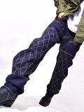 KOJIMA,GENES,児島ジーンズ,ストレート,デニム,パンツ,13.5oz,13.5オンス,ケブラー,ダブルニー,ストレッチ,日本製,RNB-1217