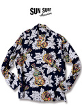 SUN,SURF,サンサーフ,アロハ,長袖アロハ,アロハシャツ,2019,メンズ,レディース,長袖,UKULELEMELODY,東洋エンタープライズ,日本製,SS28019