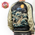 トップス,ボトムス,通販,花旅楽団,和柄,スカジャン,荒波,鯨,クジラ,富士山,リバーシブル,刺繍,SCRIPT,SSJ-015